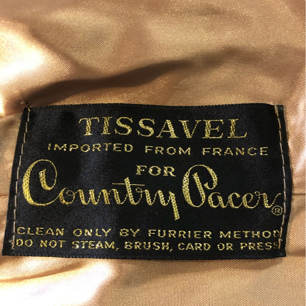 Tissavel of France Brown and Cream Fur Coat - Picture 4 of 7